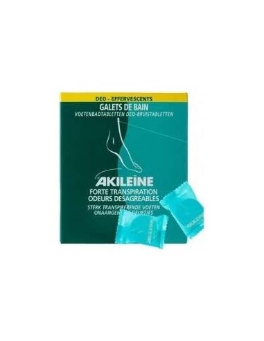 Akileïne® Pastillas Efervescentes Desodorizantes Antitranspirante 7X12G