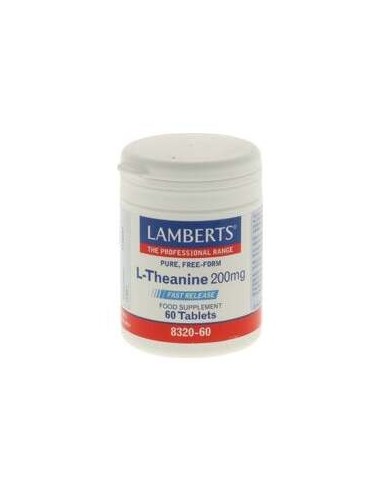 Lamberts L-Teanina 200Mg Rápida Liberación 60Comp