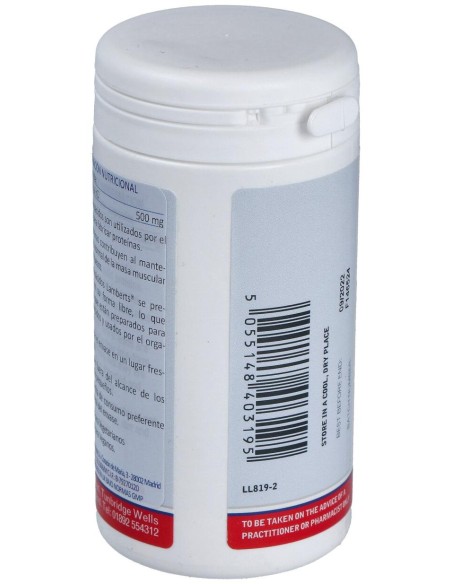 Lamberts Ornitina Hcl 500 Mg 60 Cap