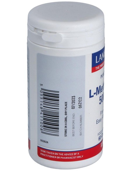 Lamberts L-Metionina 500Mg 60 Caps