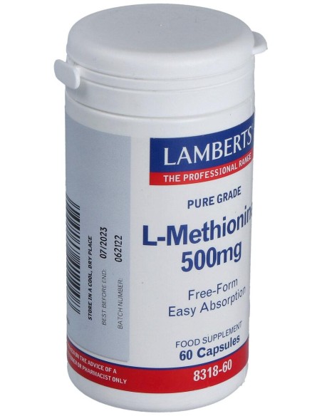 Lamberts L-Metionina 500Mg 60 Caps