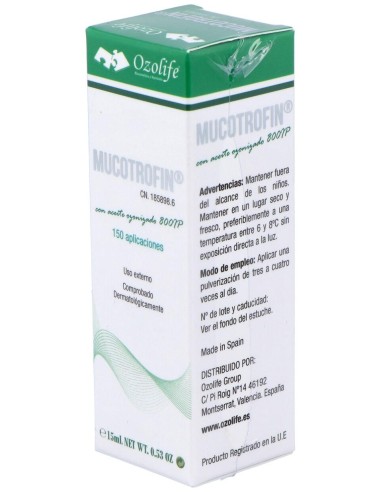 Mucotrofin Aceite Ozonizado 15Ml