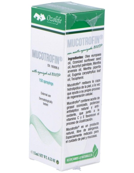 Mucotrofin Aceite Ozonizado 15Ml