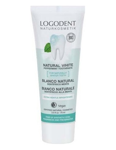Logona Dentifrico Blanquea Menta Bio 75Ml