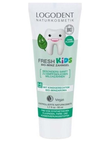 Logona Dentifrico Niños Menta Bio Veg 50Ml