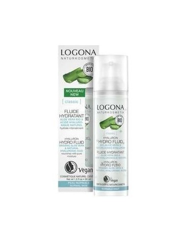 Logona Fluido Hidratante Aloe Ácido Hialurónico 30Ml