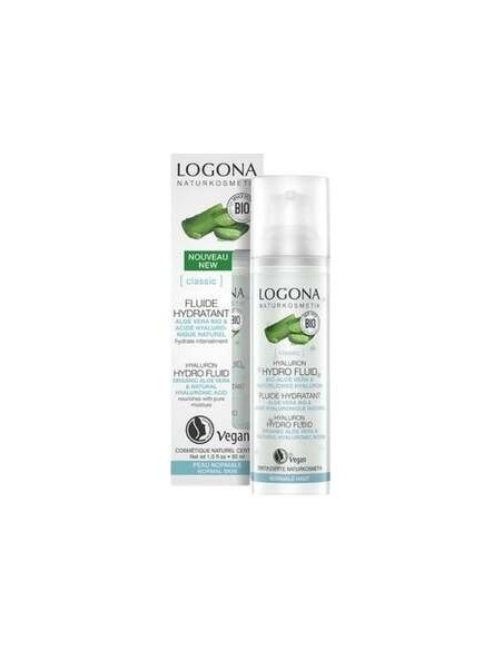 Logona Fluido Hidratante Aloe Ácido Hialurónico 30Ml