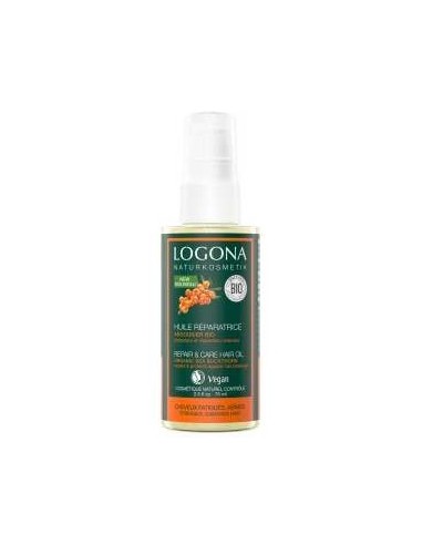 Logona Aceite Capilar Reparación Cuidado Espino Amarillo 75Ml