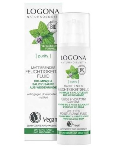 Fluido Hidratante Matificante Menta 30Ml.