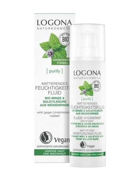 Fluido Hidratante Matificante Menta 30Ml.