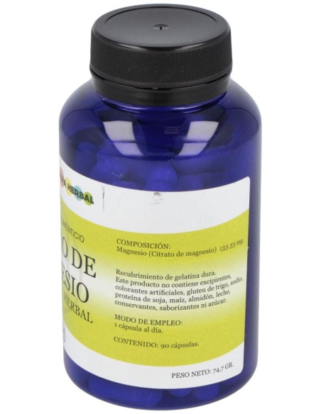 Alfa Herbal Citrato De Magnesio 90Caps