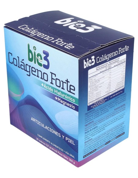 Bio3 Colágeno Forte Articulaciones Y Piel 30 Sobres