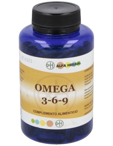 Omega 3-6-9 Aceite De Salmon-Onagra-Lino 100Perlas