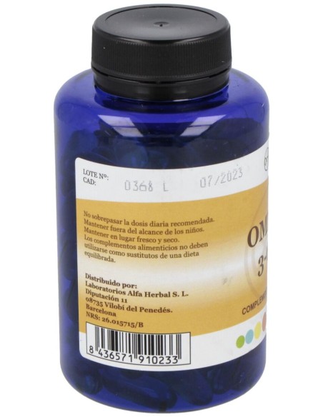 Omega 3-6-9 Aceite De Salmon-Onagra-Lino 100Perlas
