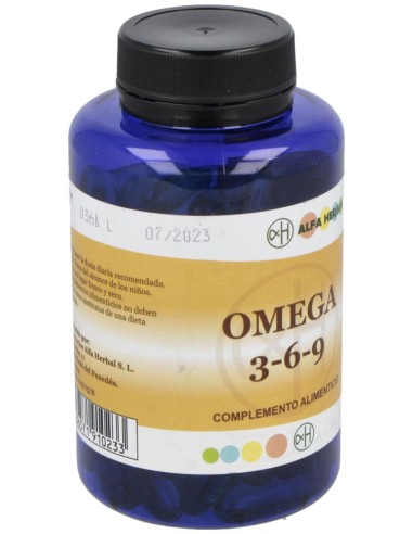 Omega 3-6-9 Aceite De Salmon-Onagra-Lino 100Perlas