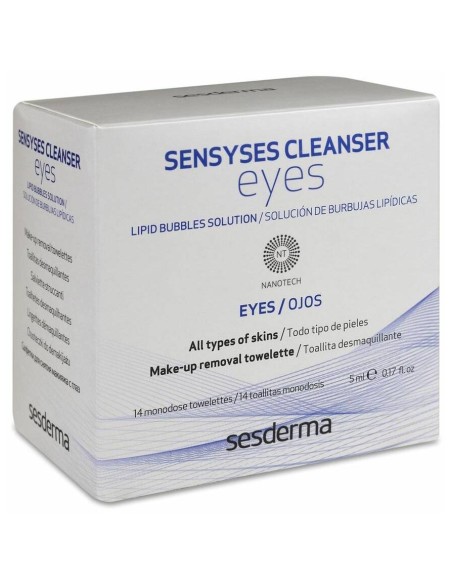 Sesderma Sensyses Cleanser Eyes Toallitas Desmaquillantes 14Uds