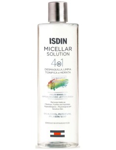 Isdin Micellar Solution Limpieza Facial Hidratante, 500 Ml