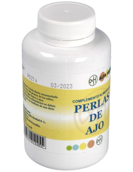Perlas De Aceite De Ajo 180Perlas