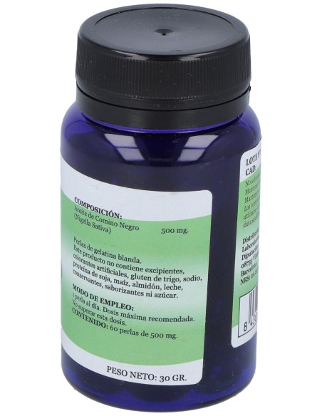 Aceite De Comino Negro 60Perlas