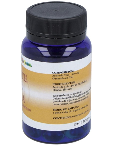 Alfa Herbal Aceite De Chia 60 Perlas
