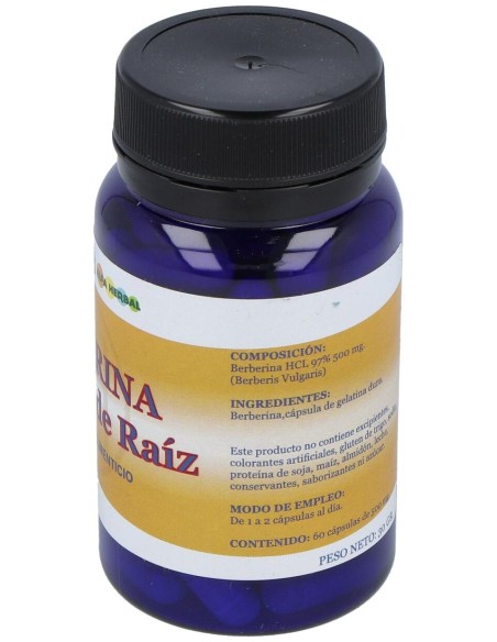 Berberina Extracto De Raiz 60Cap.