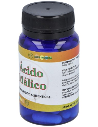 Alfa Herbal Acido Malico 60Caps