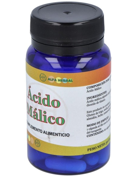 Alfa Herbal Acido Malico 60Caps
