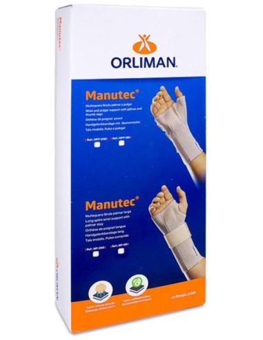 Orliman Muñequera Férula Palmar I50 Izquierda Talla 1 12-15, 1 Unidad