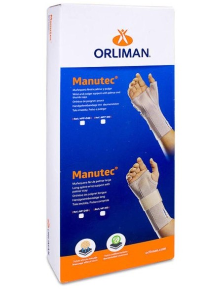 Orliman Muñequera Férula Palmar I50 Izquierda Talla 1 12-15, 1 Unidad