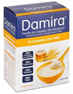Damira Papilla Multicereales Miel 600 Gr