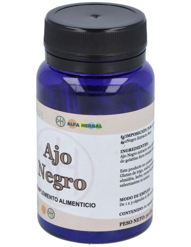 Alfa Herbal Ajo Negro 60Caps