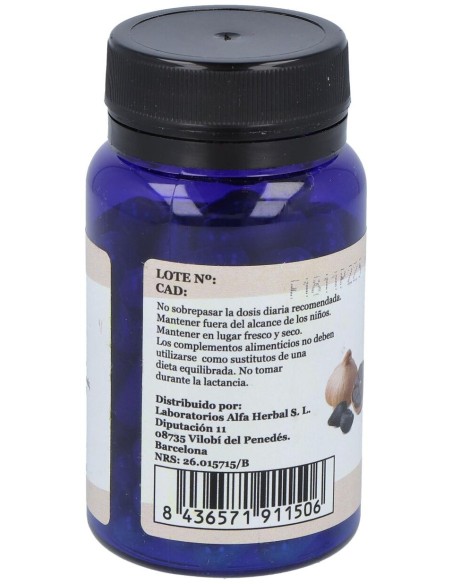 Alfa Herbal Ajo Negro 60Caps