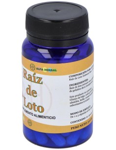 Alfa Herbal Raiz De Loto 60 Perlas 2