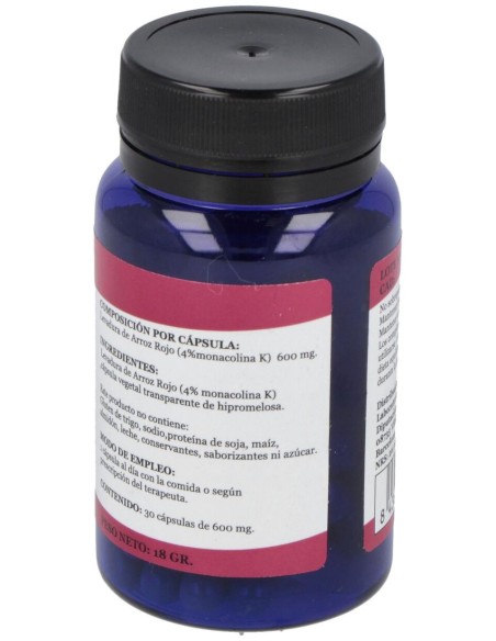 Levadura De Arroz Rojo 30Cap.