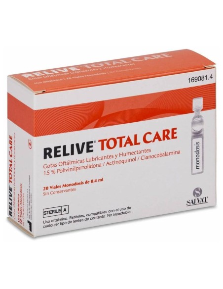 Relive Total Care Gotas Oftálmicas 20 Monodosis