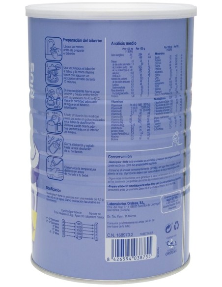 Blemil Plus Forte 1 Formato Ahorro 1200Gr.