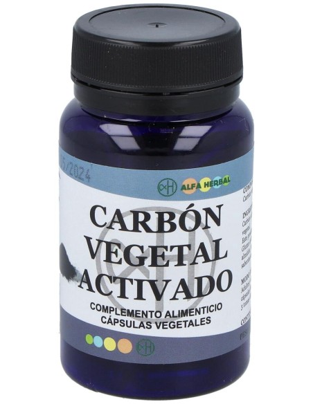 Alfa Herbal Carbon Vegetal Activado 60Caps