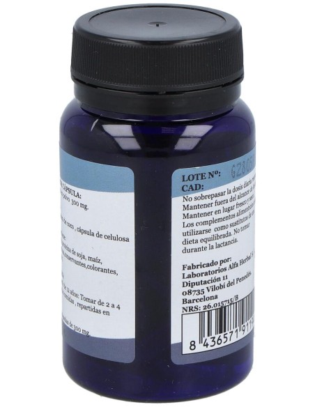 Alfa Herbal Carbon Vegetal Activado 60Caps
