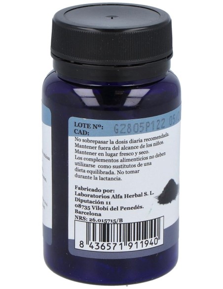 Alfa Herbal Carbon Vegetal Activado 60Caps