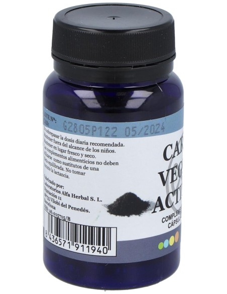 Alfa Herbal Carbon Vegetal Activado 60Caps