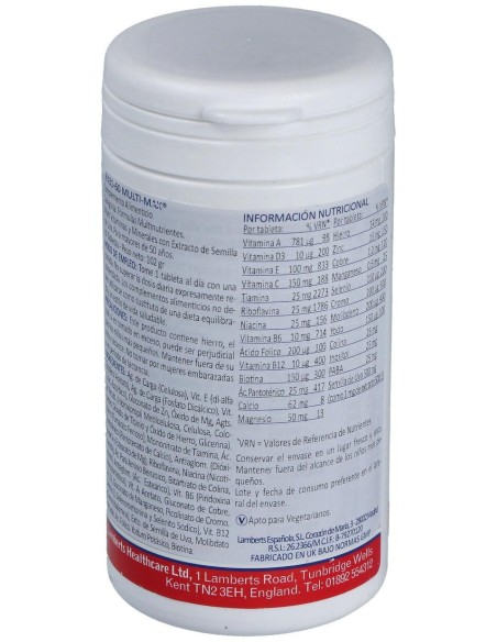 Multi-Max (Vit+Min+Amin) (1Al Dia) 60Comp.