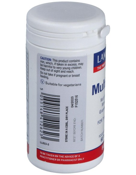 Multi-Max (Vit+Min+Amin) (1Al Dia) 60Comp.