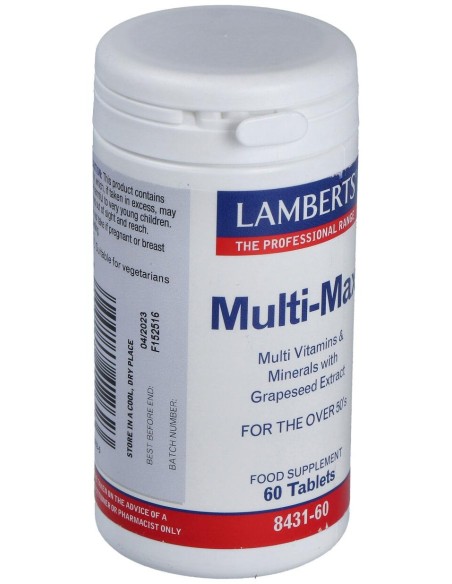Multi-Max (Vit+Min+Amin) (1Al Dia) 60Comp.
