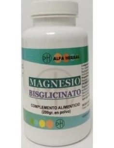Alfa Herbal Magnesio Bisglicinato Polvo 200G
