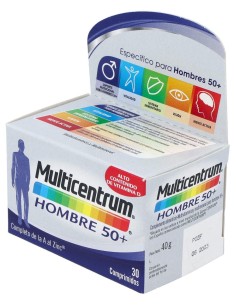 Multicentrum Hombre 50+, 30 Comprimidos 2