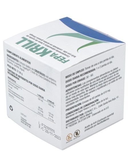 Fepa-Krill 500Mg. 60Perlas