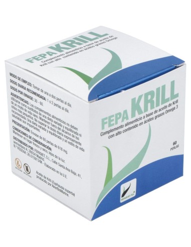 Fepa-Krill 500Mg. 60Perlas
