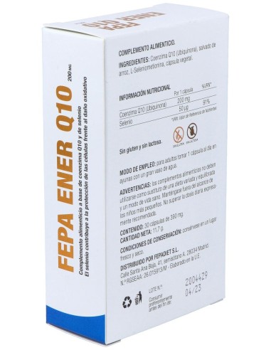 Fepadiet Q10 200Mg + Seleniometionina 30Caps