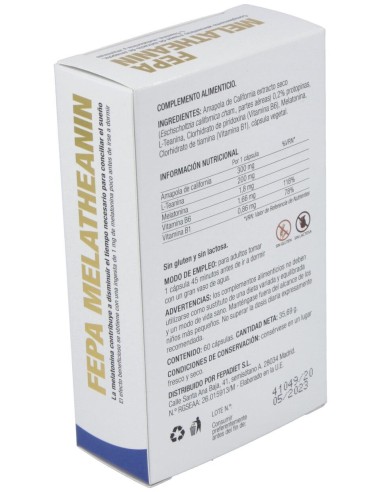 Fepadiet Melatheanin 60Caps
