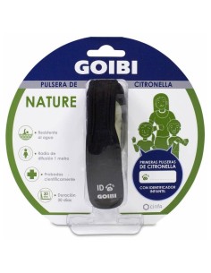 Goibi Nature Pulsera De Citronella Negra, 1 Ud
